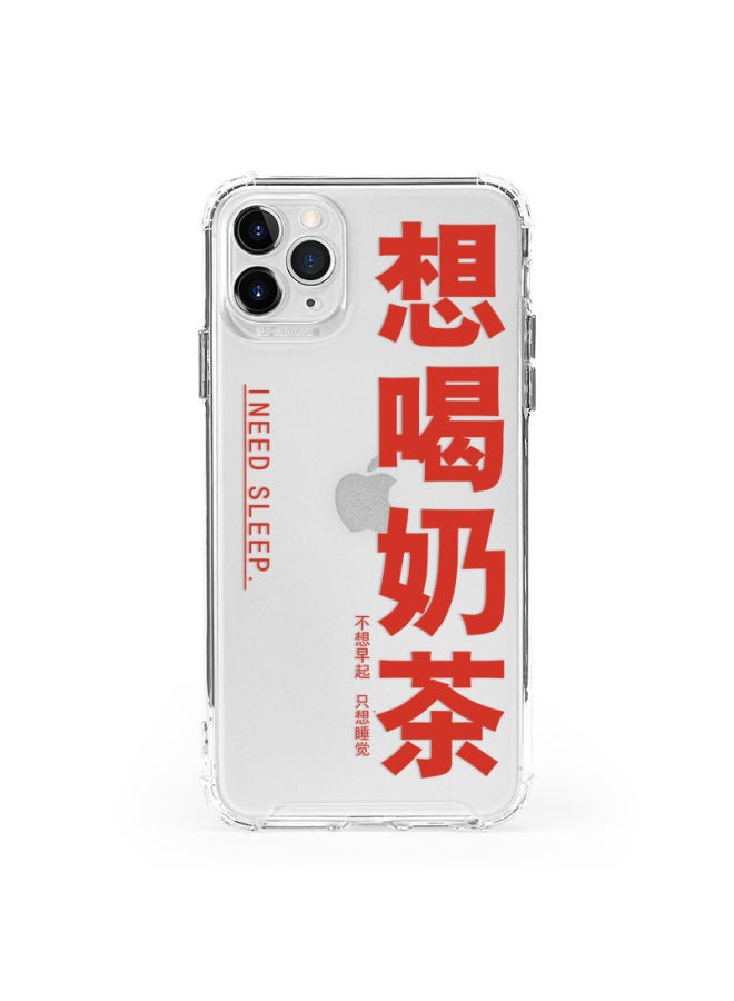 WOMEN Phone Case For IPhone12 Apple 13 Pro Transparent Soft 14/15 Case For 16 Pro Drop-resistant Case-Color:123Q-Applicable Model:Apple 14 Pro Max