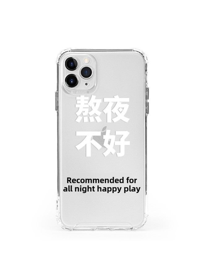 WOMEN Phone Case For IPhone12 Apple 13 Pro Transparent Soft 14/15 Case For 16 Pro Drop-resistant Case-Color:123Q-Applicable Model:Apple 14 Pro Max