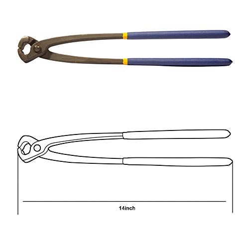 AGRICO TATA AGRICO Hand Tools, Tower Pincer Plier, Multifunction Carpenter Pincer, Carpenter Cobbler Pincer Tools Plier For Home Industrial Tools Nickel Finish Home Tools Combination Plier (14 Inch) - Image 4
