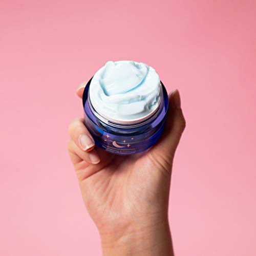 FACETORY Moon Velvet Sleeping Mask Moisturizer with Shea Butter and Azulene - Improve Dry, Irritated, and Dehydrated Skin - Nourishing, Calming, Moisturizing, 50 ml/ 1.69 fl oz - Image 2