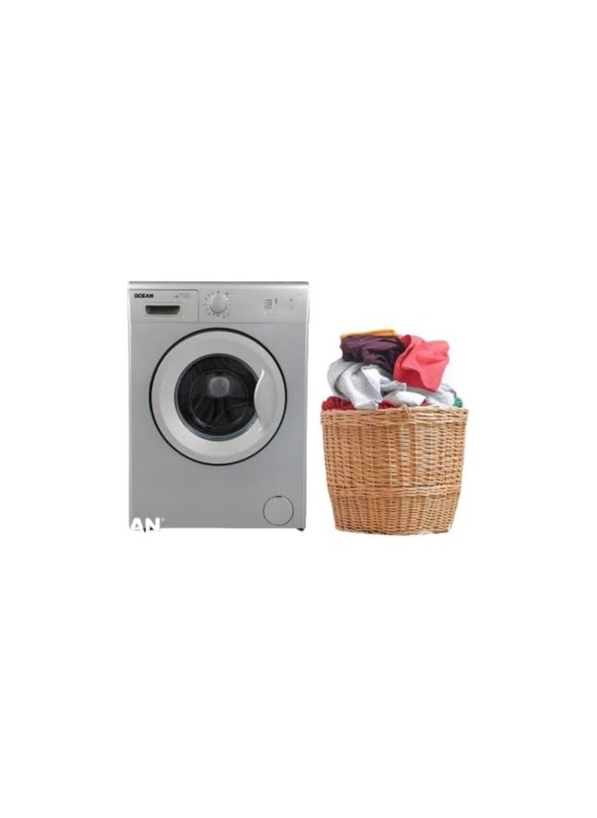 Ocean Ocean Front Load Washing Machine, 7 kg, 1000 RPM, 15 Programs, Country of Origin Turkey, Silver WFO1071WLS  - Image 2