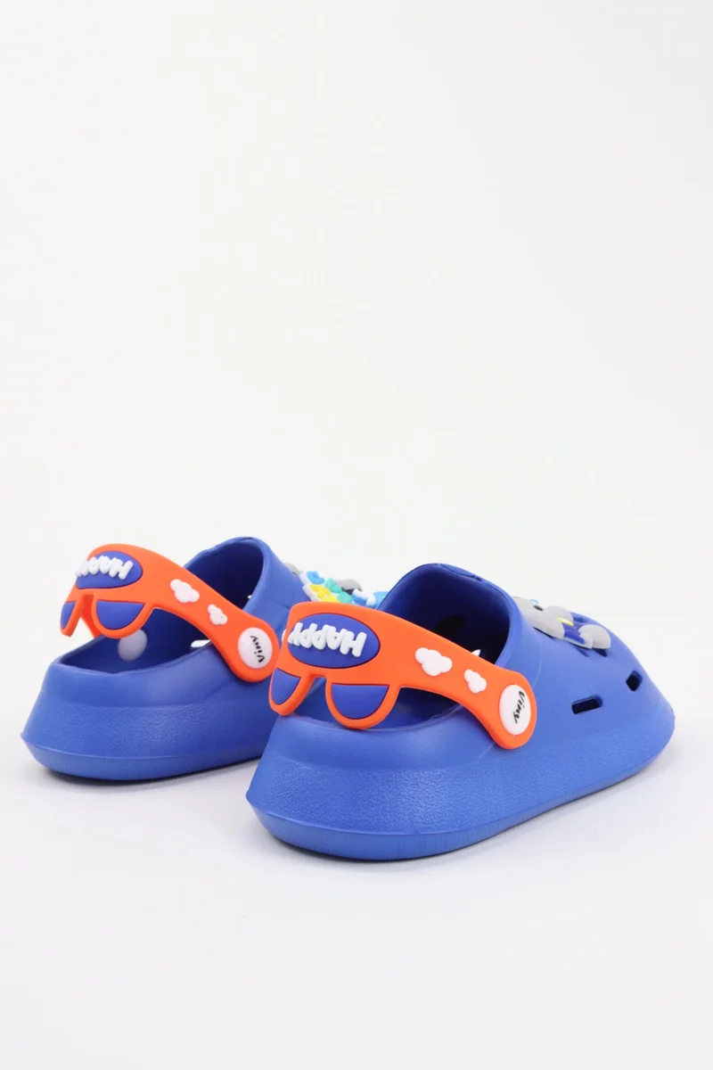 Viny ROYAL BLUE VINY Kids Cartoon Clogs Garden Shoes – Lightweight EVA Slip-On Clogs with  Back Strap,  Comfort Sandals for Boys & Girls, Indoor Outdoor Casual Beach Shoes  | Best Price UAE