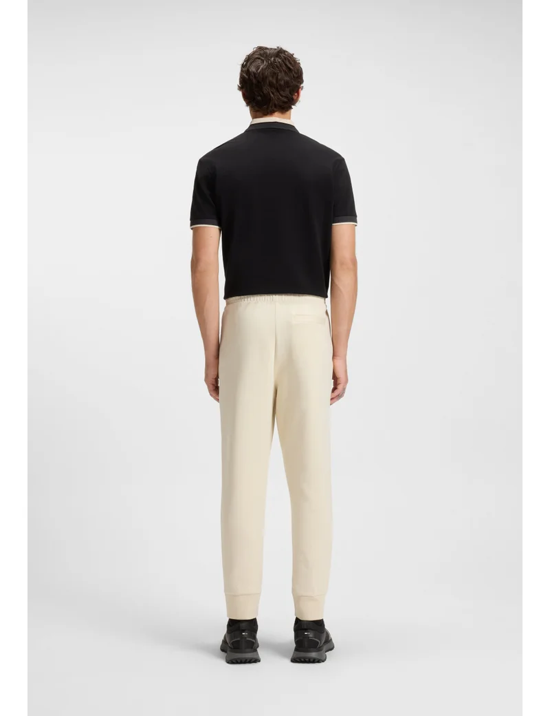 بوس Stretch-cotton tracksuit bottoms with logo print