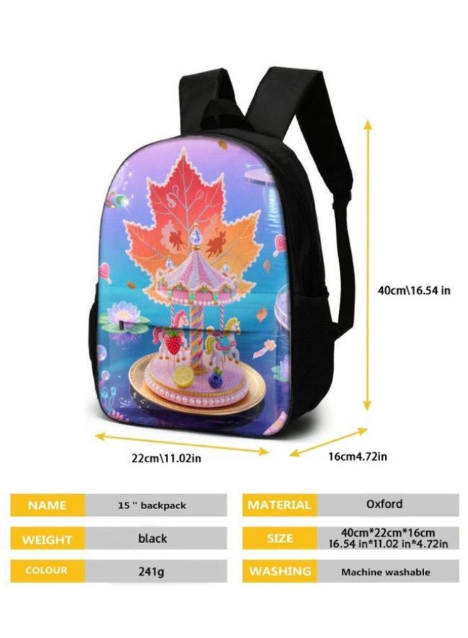 Bright Li Fire Backpacks + handbags + stationery bags | Back-to-school season/festival gifts | Cartoon bag three-piece set, easy to deal with various occasions (available for students, children, friends outings, mountain climbing, school, etc.) - 35 - Image 5