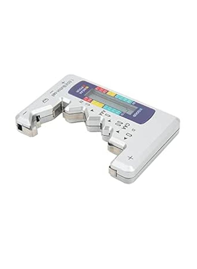 Universal Battery Capacity Tester LCD Screen Analyzer For DC AA AAA 1 5V Silver ABS - Image 1