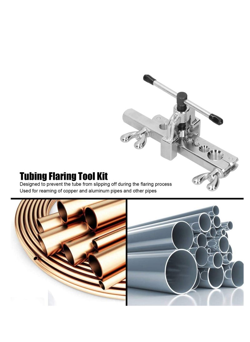 Excefore - Wostore Flaring Tool Set, Flaring Tool Set, Tubing Pipe 7 Dies of 3/16-5/8 Inch kit in HVAC for plumbing Copper, Building Industrial Aluminum Pipes for Reaming - Image 1
