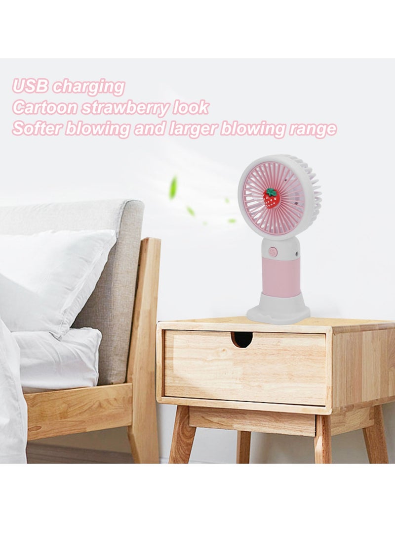 USB Rechargeable Portable Mini Fan for Students Home Outdoor Camping Ofice