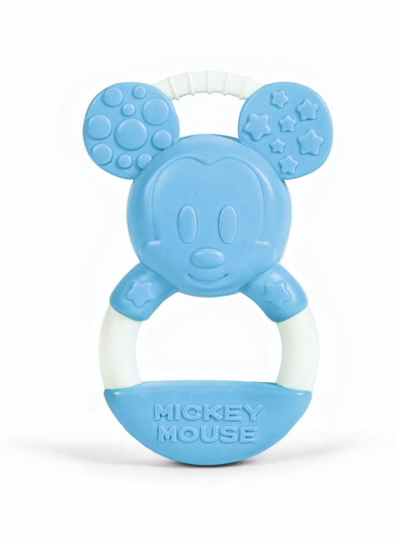 Clementoni Clementoni Disney Baby Mickey Teether | Soothing and Fun Toy |Interactive Toy for Baby | Sensory Stimulation | Early Development Toy | Grasping and Tactile Exploration | Develop Early Problem-Solving Skills | Perfect Gift for Baby  - Image 1