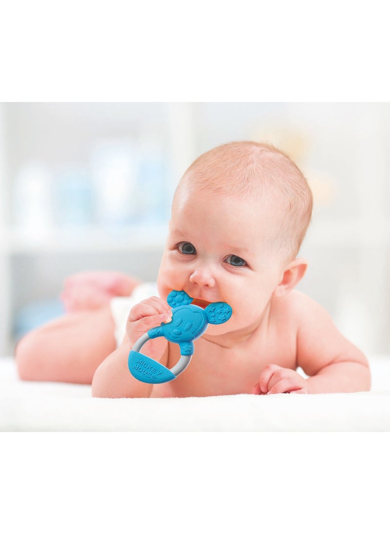 Clementoni Clementoni Disney Baby Mickey Teether | Soothing and Fun Toy |Interactive Toy for Baby | Sensory Stimulation | Early Development Toy | Grasping and Tactile Exploration | Develop Early Problem-Solving Skills | Perfect Gift for Baby  - Image 2