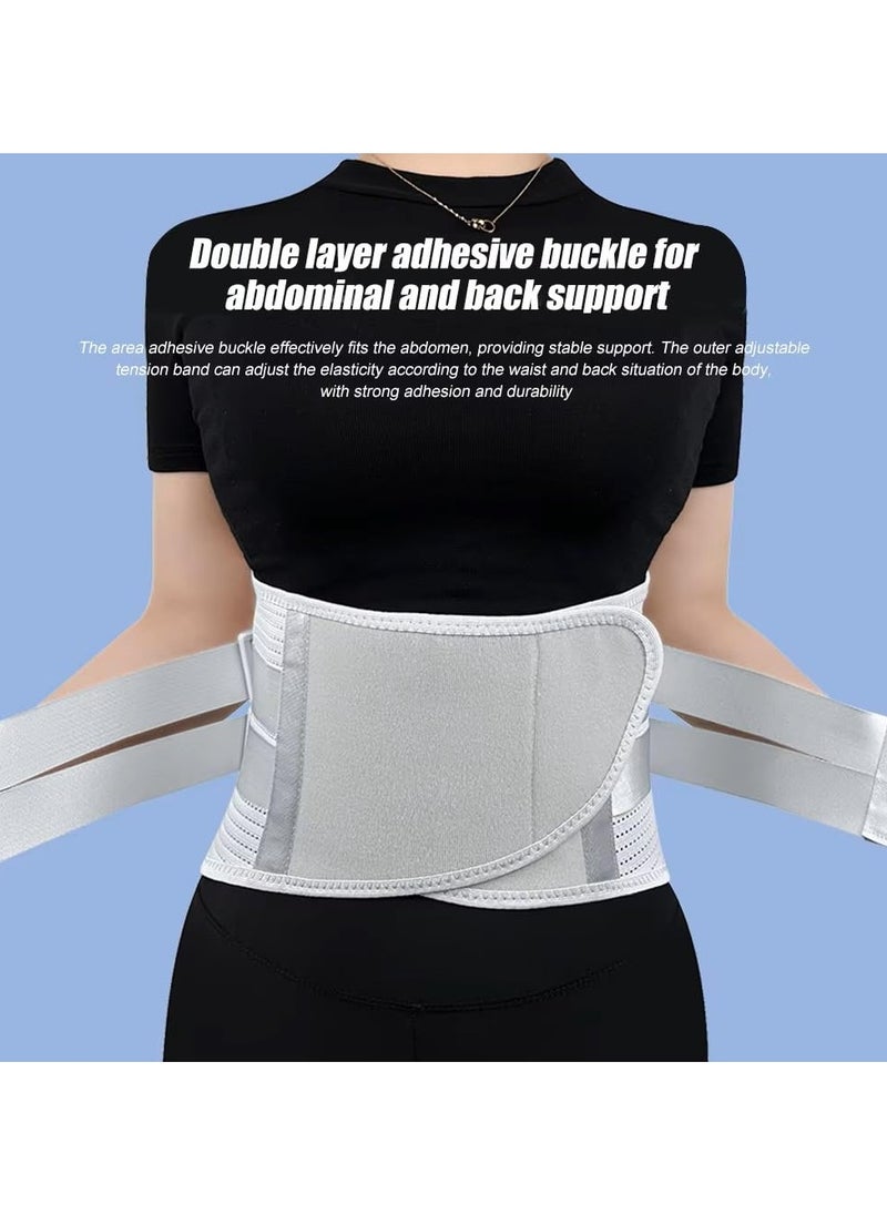 Bukela Lumbar Support Belt Lumbosacral Back Brace,Breathable Back Support Belt, Lower Back Pain Relief Warmer Stretcher for Herniated Disc, Sciatica, Scoliosis(XL)  - Image 3