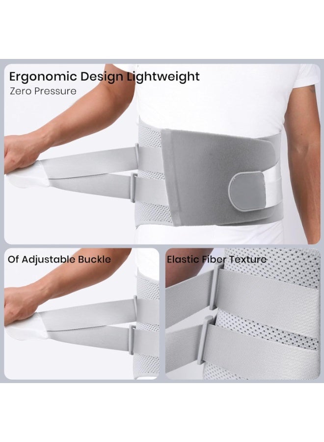 Bukela Lumbar Breathable Support Belt, Plate Support Waist Brace, Special Abdominal Belt With Steel Plate Support Waist Brace for Men and Women With Lumbar Disc Herniation Rehabilitation, Suitable for Herniated Disc, Sciatica, Scoliosis, Suitable for Men and Women (xl)  - Image 4