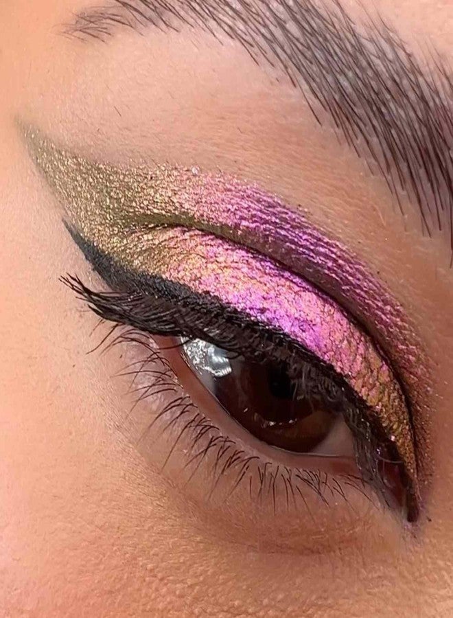 Max Touch Maxtouch Holographic Pigment Eyeshadow 2542 Smooth Texture Pigmented Metallic Glitter Shimmer Effect One Swipe Coverage Glam Eyes Non-Toxin Vegan (Shade 16) - Image 3