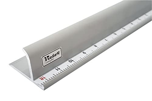 Victor 24-Inch Professional Aluminum Safety Ruler with Finger Guard Edge and Non-Slip Base - Perfect for Accurate Cutting and Crafting - Durable Cutting Ruler for Safe Use - Image 2