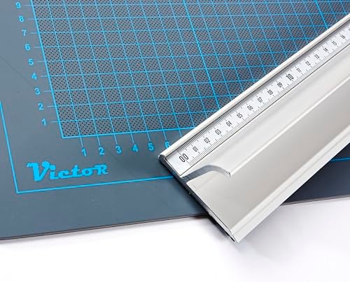 Victor 24-Inch Professional Aluminum Safety Ruler with Finger Guard Edge and Non-Slip Base - Perfect for Accurate Cutting and Crafting - Durable Cutting Ruler for Safe Use - Image 4