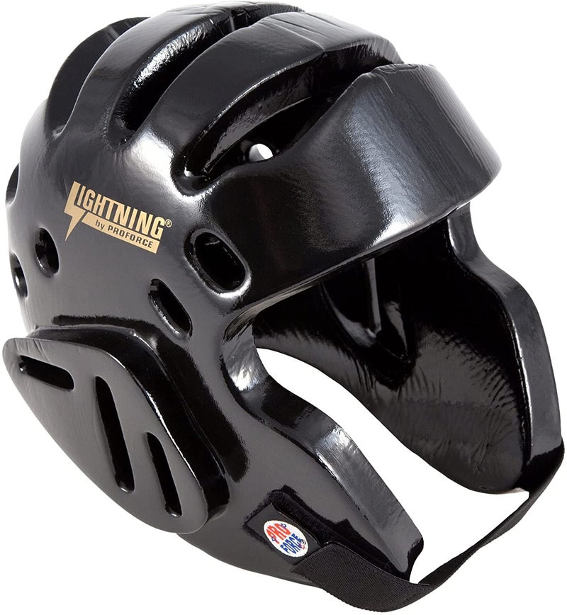 Pro Force PROFORCE Lightning Karate/Martial Arts Headgear - Black - Small - Image 1