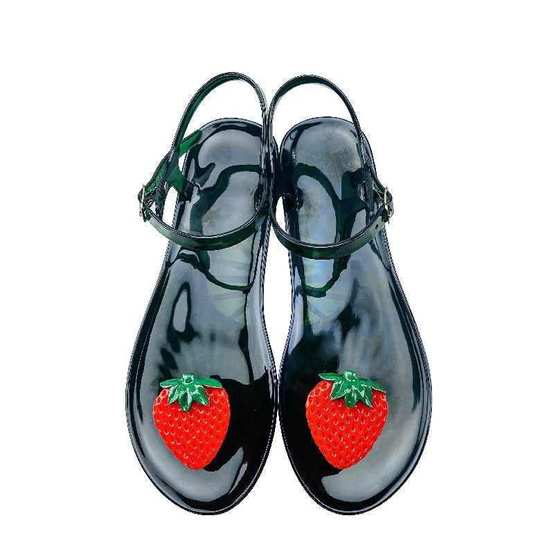 Y2 Jelly Sandals Round Toe PVC Beach Sandals - Image 5