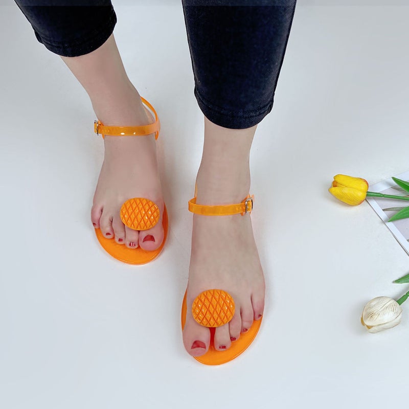 Y2 Jelly Sandals Round Toe PVC Beach Sandals - Image 3