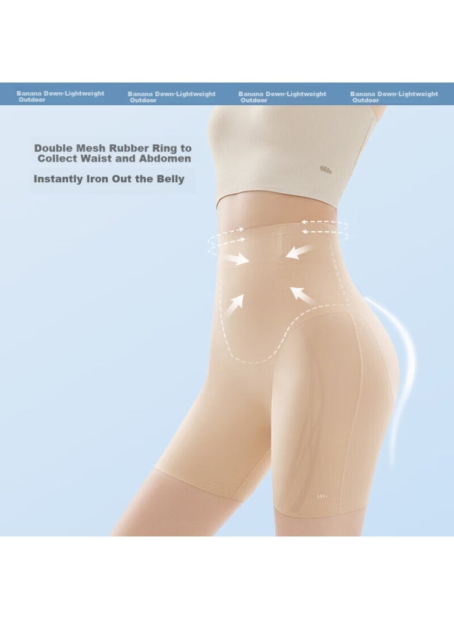 Beneunder Women's High Waist Tummy Control Lifting Shaping Waist Cincher Summer Shaping Safety Pants Dusk Black XL - Image 3