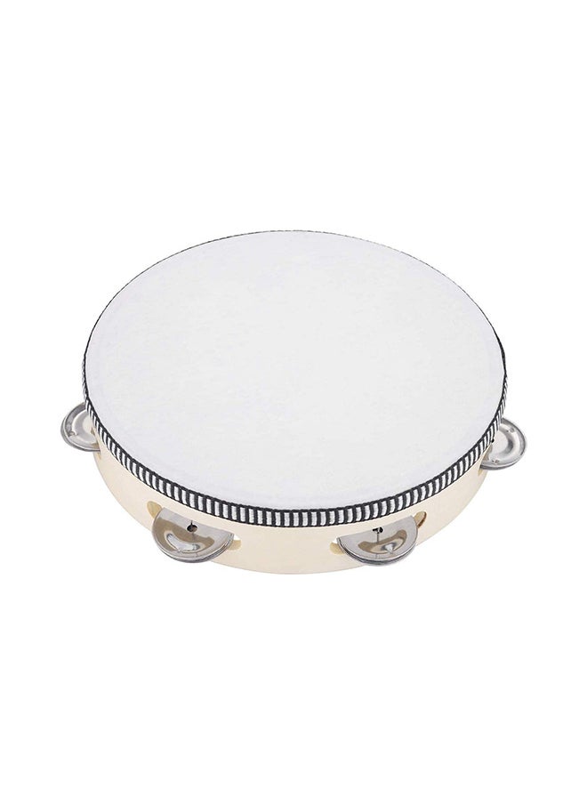 Generic Hand Held Bell Birch Jingles Tambourine  - Image 5