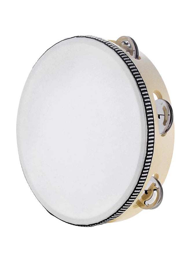Generic Hand Held Bell Birch Jingles Tambourine  - Image 3