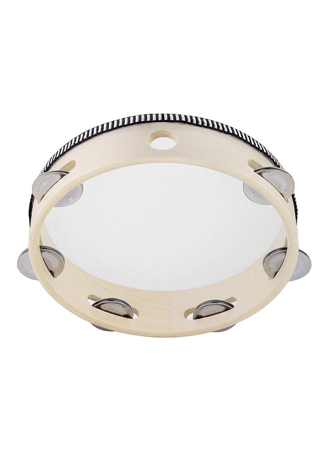 Generic Hand Held Bell Birch Jingles Tambourine  - Image 4