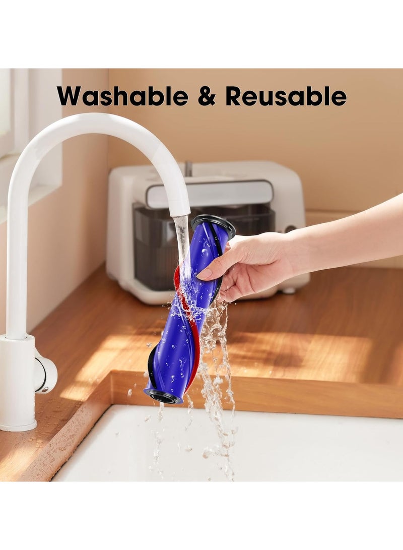 M.A&F's Vacuum Cleaner Replacement parts for V7 V8 V10 V11 V15 Direct Drive Head for Cordless Stick Vacuum Cleaners for hardwood floors 270° Torque Brush Head with LED Headlights - Image 5