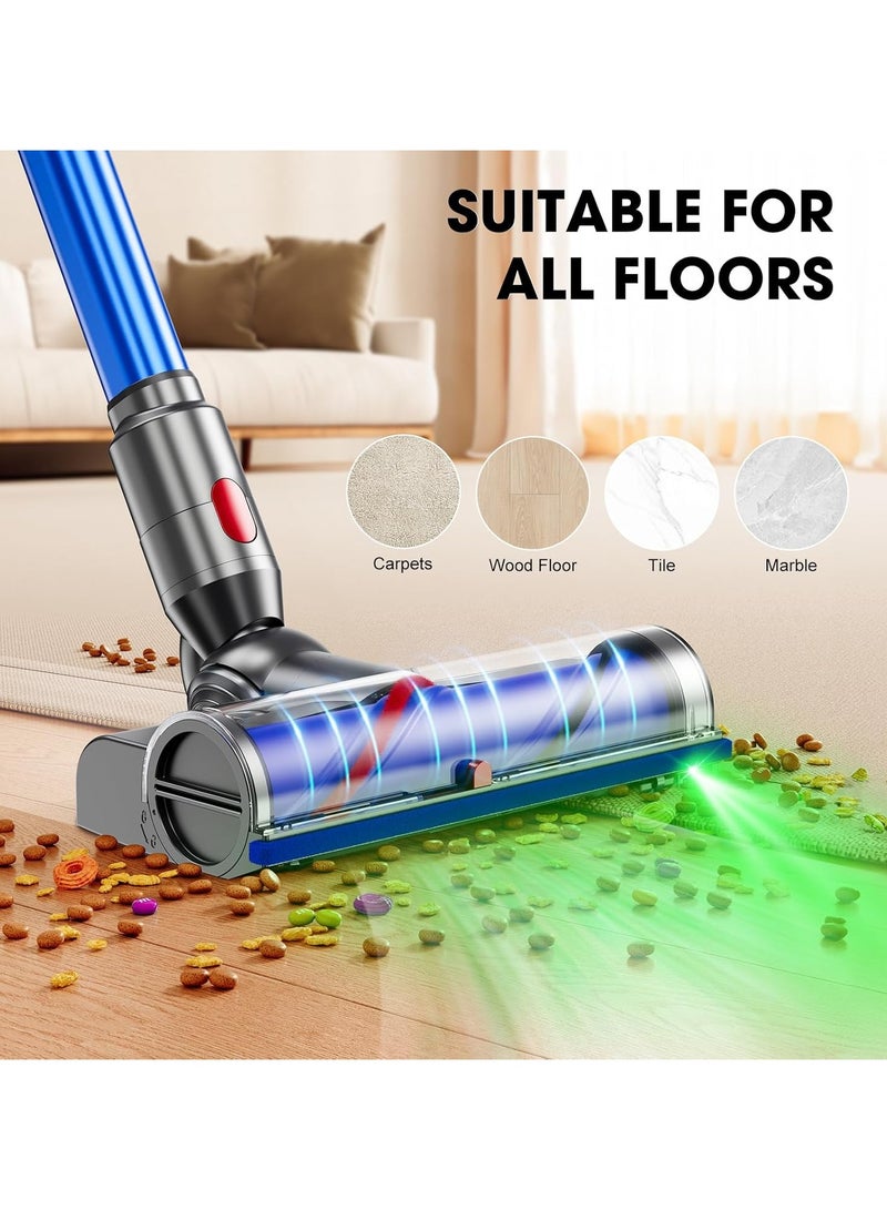 M.A&F's Vacuum Cleaner Replacement parts for V7 V8 V10 V11 V15 Direct Drive Head for Cordless Stick Vacuum Cleaners for hardwood floors 270° Torque Brush Head with LED Headlights - Image 3