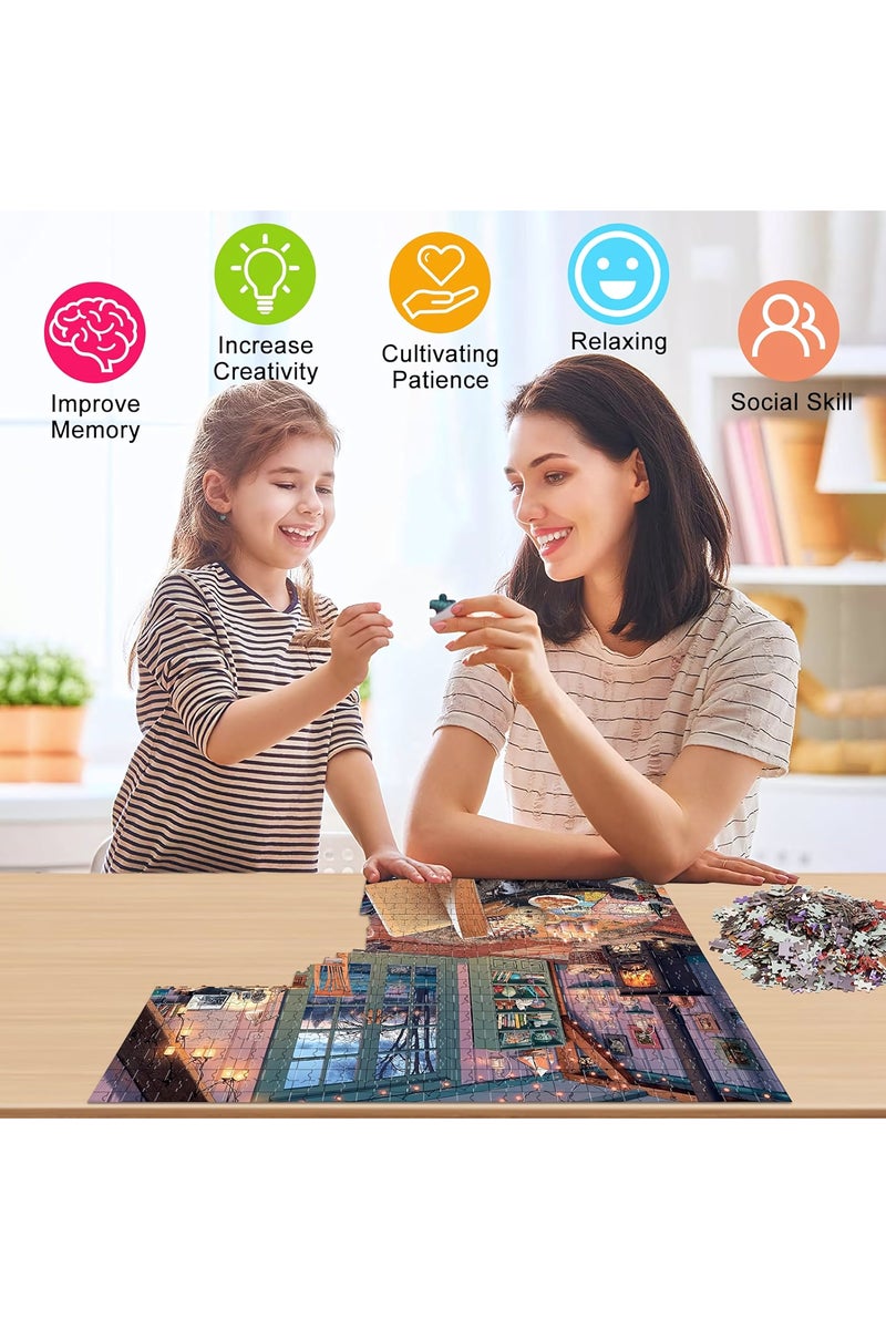 1000-Piece Jigsaw Puzzle, Cozy Home Scene Jigsaw Puzzle, DIY Toys for Creative Gift Home Decor, Challenging Mini Jigsaw Puzzle with Micro Pieces, Educational and Decompression Activity  for Adults & Teens - Image 5