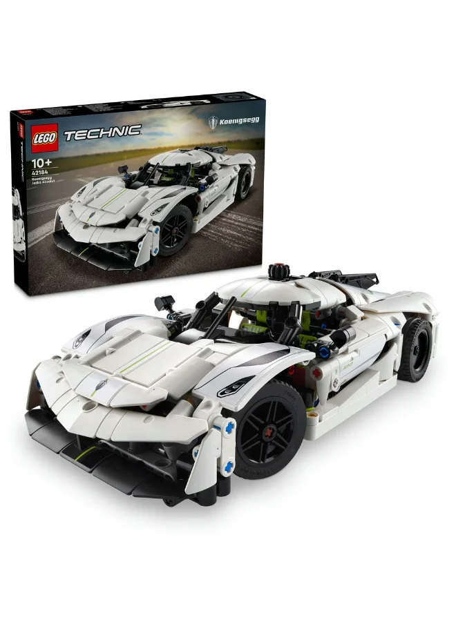 ليغو السيارة الخارقة البيضاء Koenigsegg Jesko Absolut 42184 من LEGO® Technic