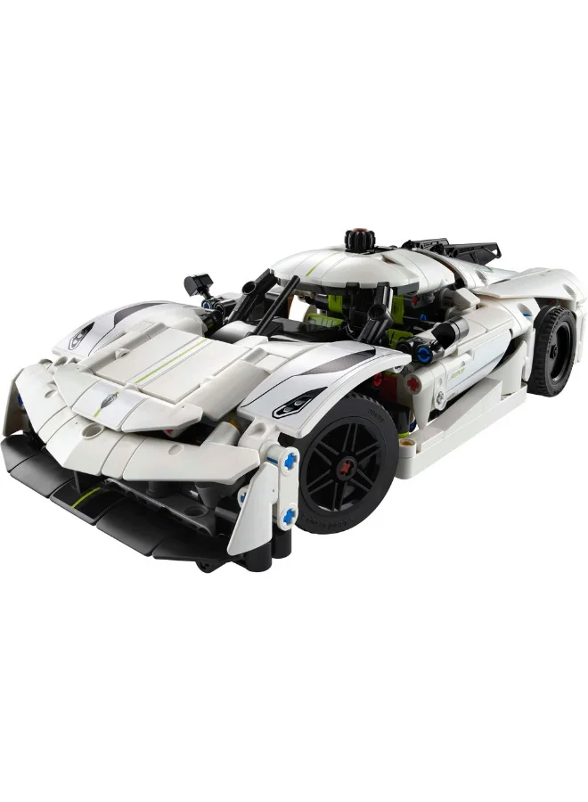 ليغو السيارة الخارقة البيضاء Koenigsegg Jesko Absolut 42184 من LEGO® Technic