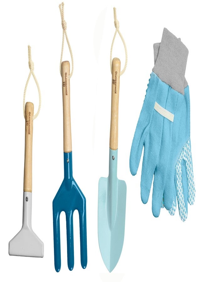 Kinderific Gardening Set, Tool Kit, for Kids, STEM, Includes Tote Bag, Spade, Watering Can, Rake, Fork, Trowel and Gloves (Camo Quest) - Image 5