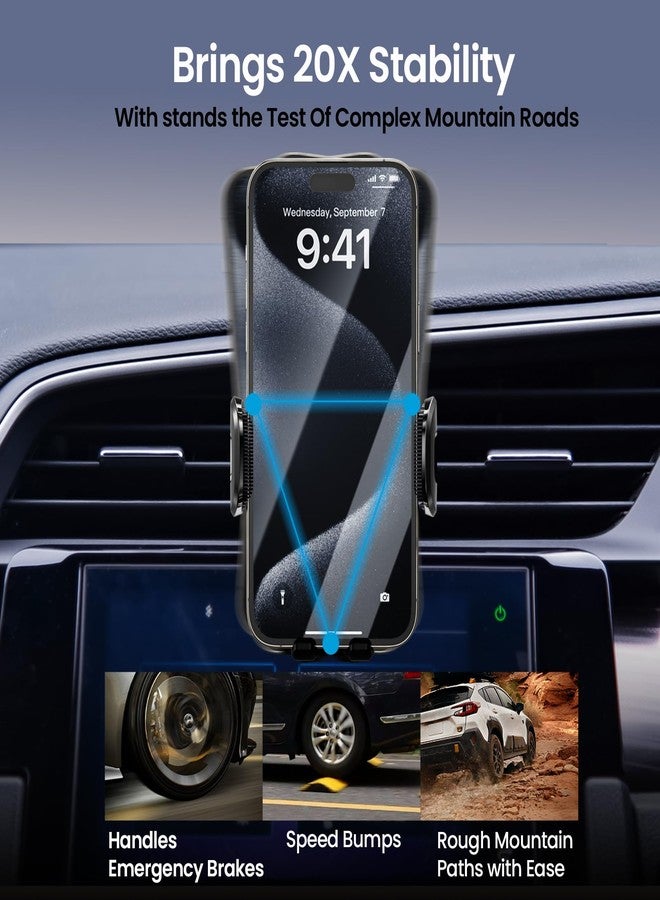 ELOHEI Phone Mount for Honda Civic with Custom Base, Specifically Design Car Phone Holder for Honda Civic 2016 2017 2018 2019 2020 2021 10th Gen Accessories - Image 4