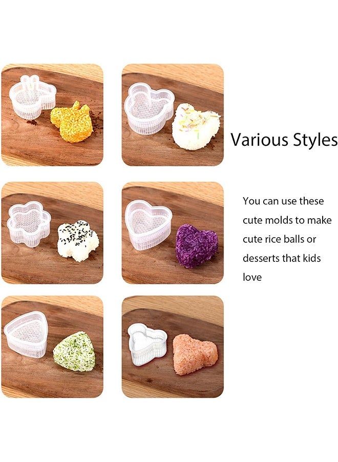 8 Pcs Triangle Rice Ball Maker with Spatula - Shake Onigiri Mold for Kid Lunch Bento and Home DIY - Image 5