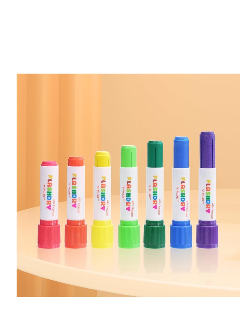 YPLUS Paint Sticks for Kids, 24 Colors Flashdry Tempera Paint Stick for Toddler, Non-toxic Washable Coloring Art Supplies for Ages 2-4 3-5 4-8 - Image 4