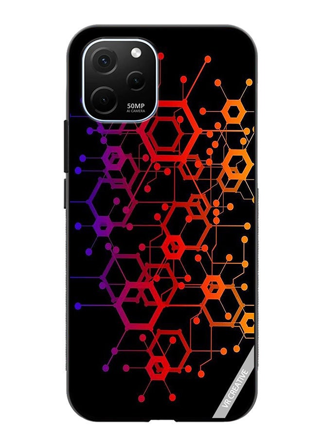 VR CREATIVE Protective Case Cover For Huawei Enjoy 50z Abstract Circuit Board Design Multicolour - Image 1