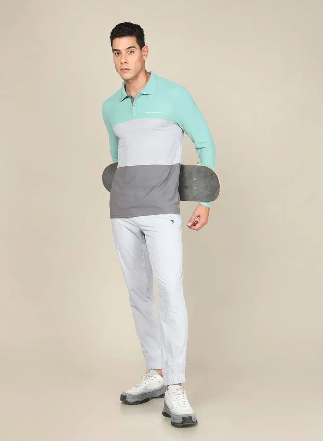 Technosport Solid Woven Trackpant with Cuff by Styli