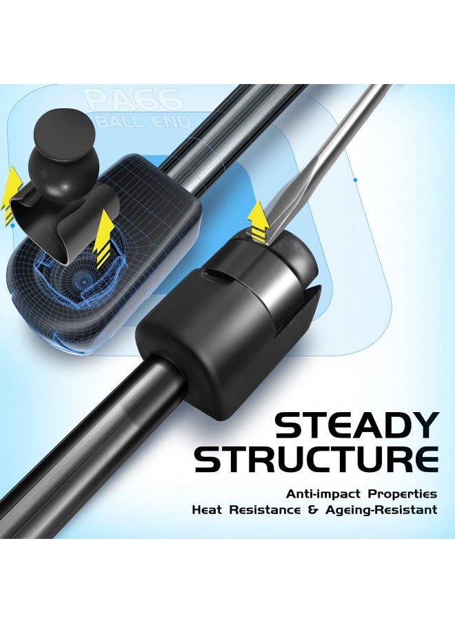 YHTAUTO 4 PCS Rear Window and Tailgate Lift Supports Struts Replacement for Cadillac Escalade Chevrolet Suburban 1500 2500 Tahoe GMC Yukon 2000-2005  - Image 2