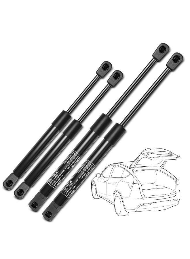 YHTAUTO 4 Pcs Rear Window And Tailgate Lift Supports Struts Replacement For Cadillac Escalade Chevrolet Suburban 1500 2500 Tahoe Gmc Yukon 2000-2004  - Image 1