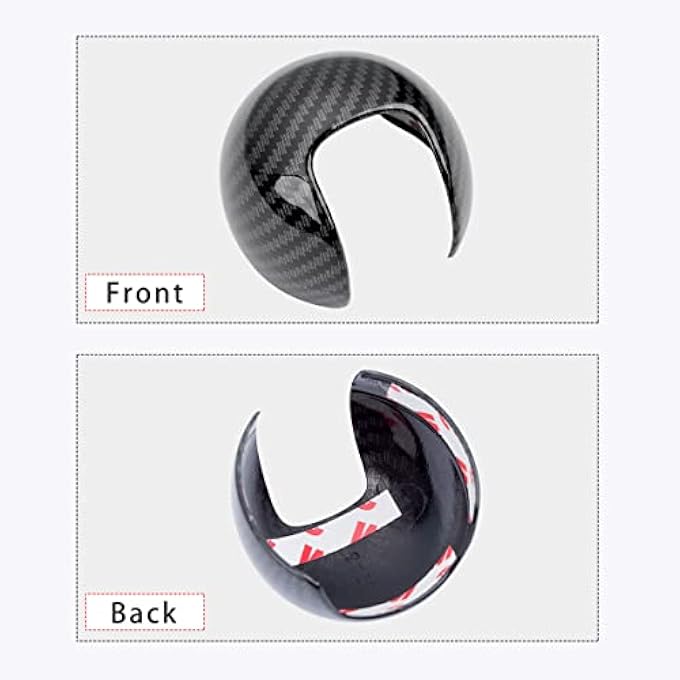 rayihni Trim for Audi A3 S3 Accessories Auto Gear Shift Knob Cover Trim Cap Protector Interior Sport Style  Carbon Fiber Grain - Image 4