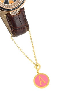 VOYLLA Valentine's Day Collection Alphabet A Pink Enamel Charm  - Image 4