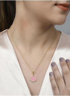 VOYLLA Valentine's Day Collection Alphabet A Pink Enamel Charm  - Image 5