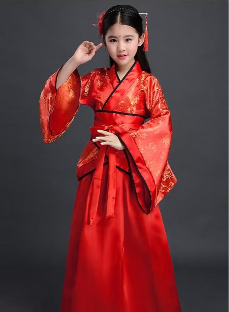 يوڠام فستان هانفو صيني عتيق جديد، مستوحى من سلالتي تانغ وسونغ للنساء والفتيات - Image 2