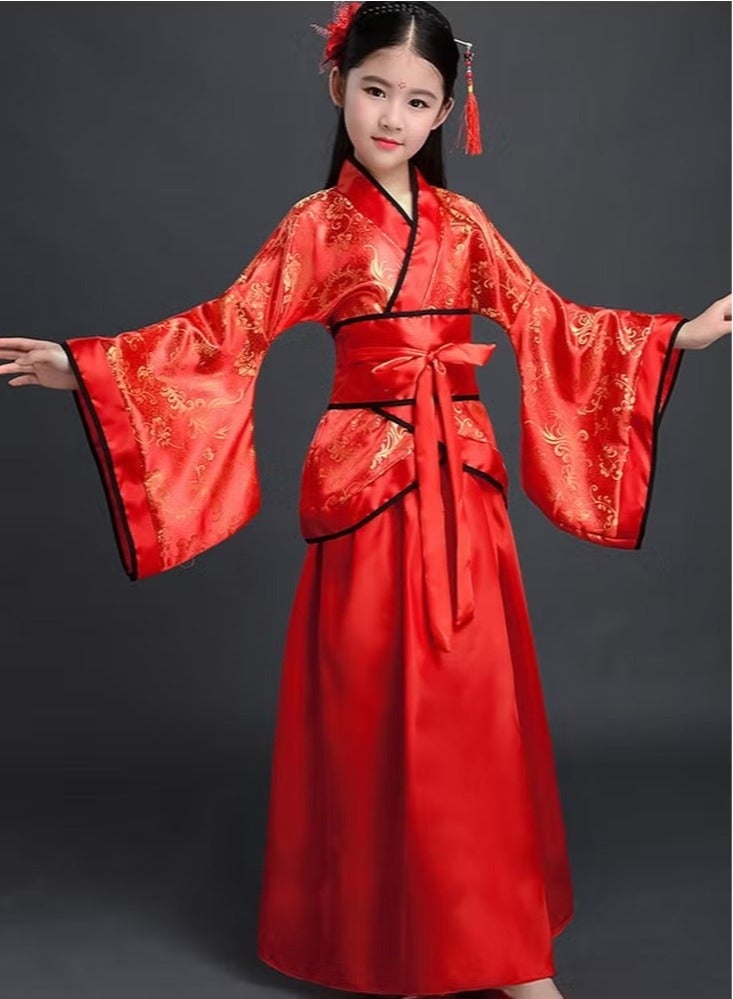 يوڠام فستان هانفو صيني عتيق جديد، مستوحى من سلالتي تانغ وسونغ للنساء والفتيات - Image 3