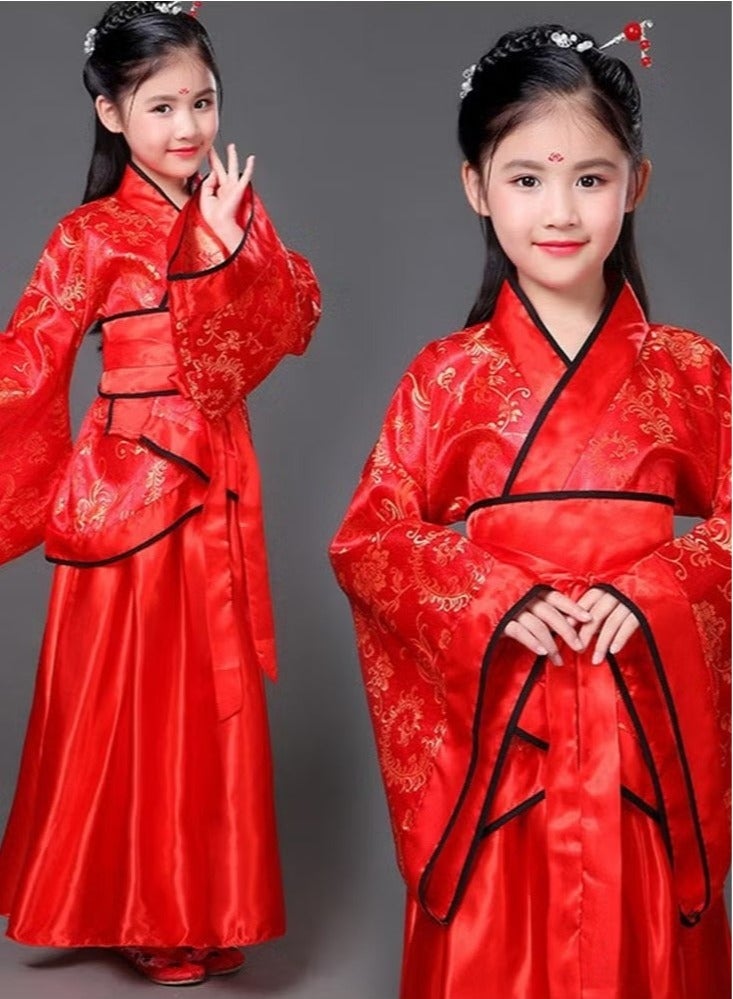 يوڠام فستان هانفو صيني عتيق جديد، مستوحى من سلالتي تانغ وسونغ للنساء والفتيات - Image 5