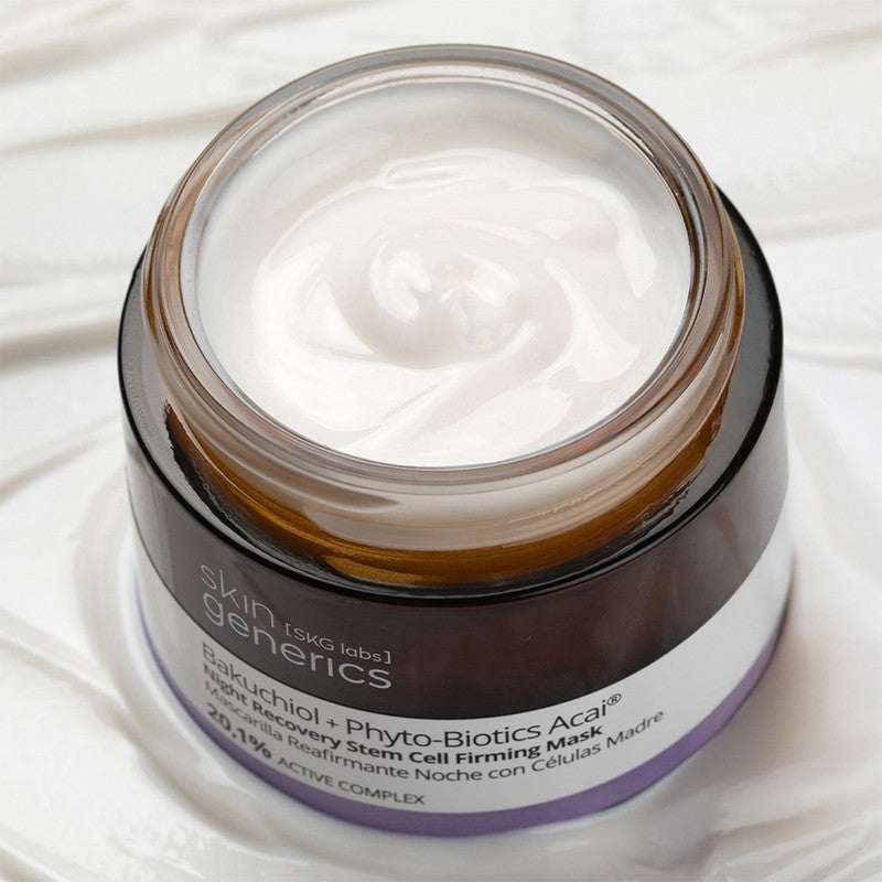 Skin Generics Night Recovery Stem Cell Firming Mask Bakuchiol + Phyto-Biotics Acai 20,1% Active Complex - EU SKG - Image 3