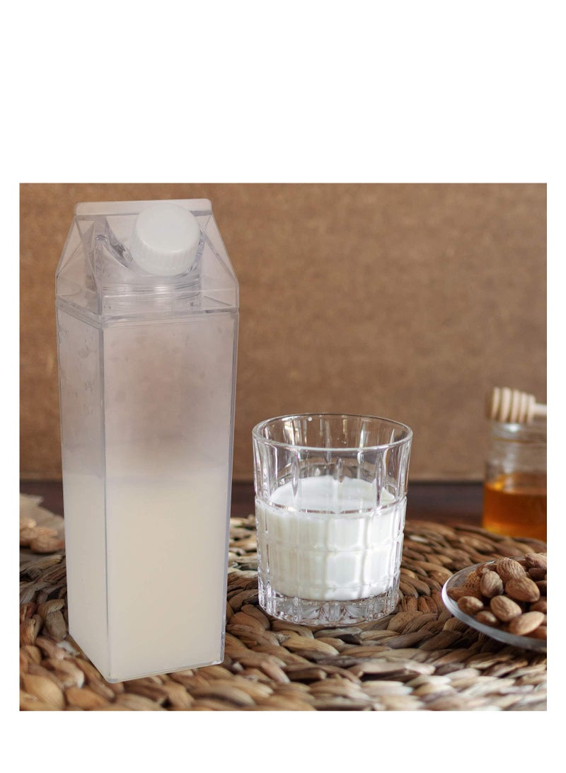 Excefore زجاجة ماء على شكل علبة حليب - عبوة 2 - Image 3