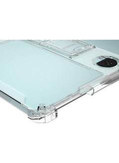 VKL Stand Case for Honor Pad 9 12.1 inch, Soft Skin TPU Stand Tablet Protective Case Cover, Honor Pad 9 12.1 inch Clear Shockproof Cover Tablet Protector - Transparent  - Image 5