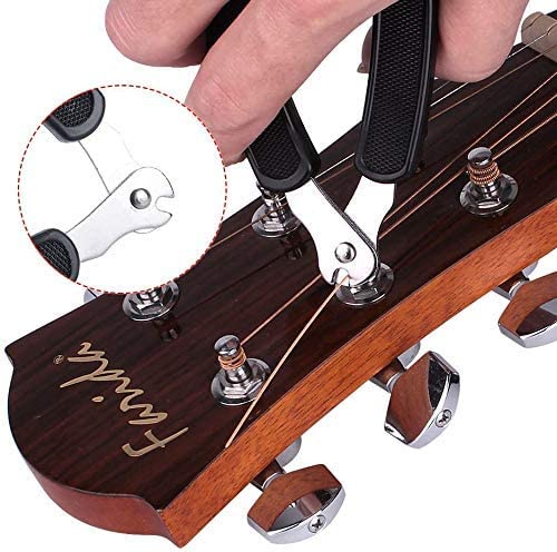 IMAGINEA Electric Guitar Accessories Kit with Strings Changing Full Set Tool Kit, Capo, Tuner, Winder Guitar Including for Acoustic Guitar for Guitar Players Beginners (5 Picks) - Image 3