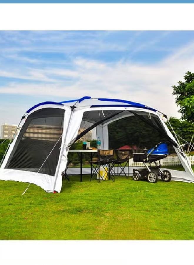 KLNAMAEAAN Outdoor Canopy Tent Sunscreen And Mosquito Repellent, Suitable For Family Picnic, Camping, Sunshade Pergola, Barbecue Pergola, Leisure Tent 360*360*210 cm - Image 1