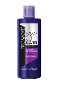 Provoke Touch of Silver Intensive Conditioner for Blonde Platinum White or Grey Hair 200 ml  - Image 1